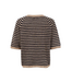 Black Colour Dell Striped Jumper - Black