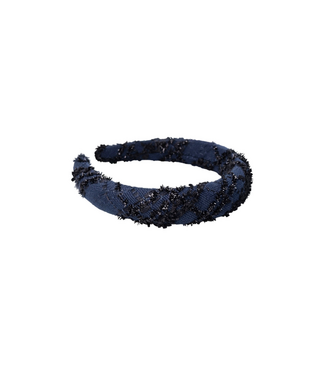 Black Colour Taimi Headband - Navy