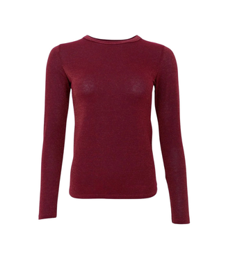 Black Colour Faye Lurex Blouse - Plum