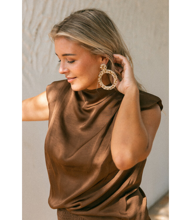 Bolina Island Cariño Top - Dark Brown