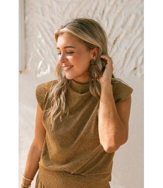 Bolina Island Cariño Top - Golden Glitter
