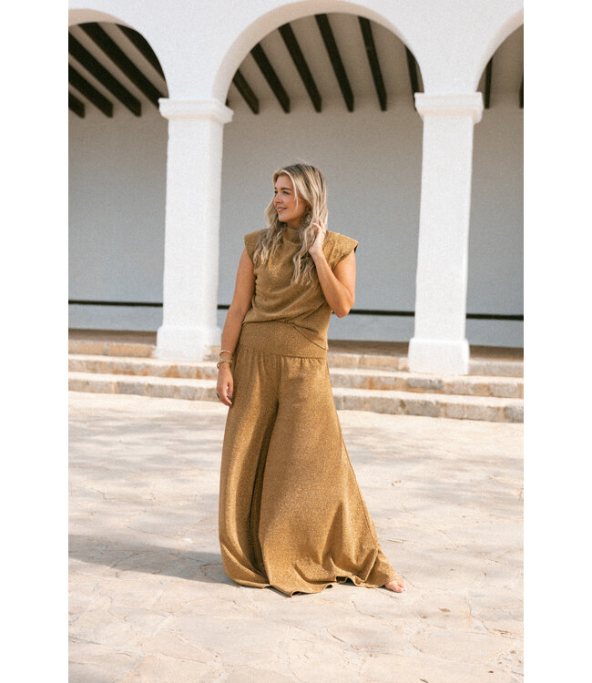 Bolina Island Cariño Top - Golden Glitter