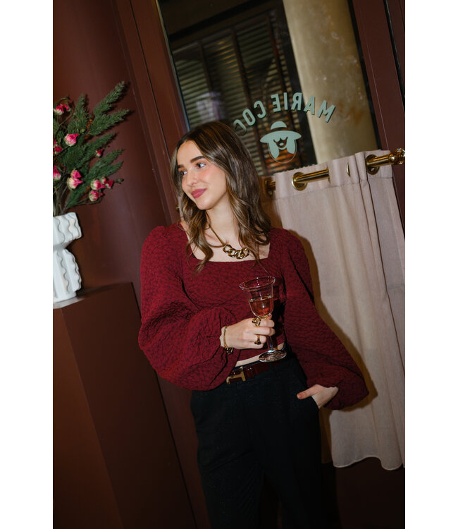 Harper & Yve Sisi Longsleeve - Red Crush