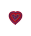 Biba Broche Heart - Purple/Red
