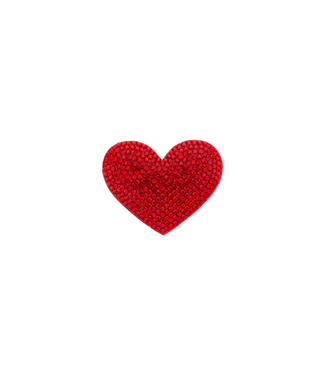 Biba Broche Lovely Heart - Red