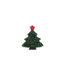 Biba Broche Christmas Tree - Dark Green