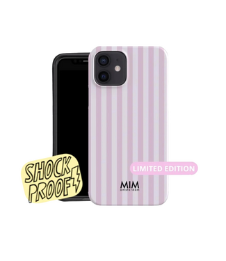 MIM Amsterdam Shockproof Case Santorini Stripes - Pink