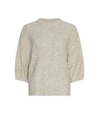 Moss Copenhagen Hila Hope 2/4 Pullover - Oatmeal Melange