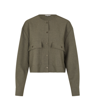 MbyM Lican Blouse - Deep Green Melange