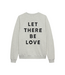 Catwalk Junkie Graphic Sweater - Light Grey Melange/Black