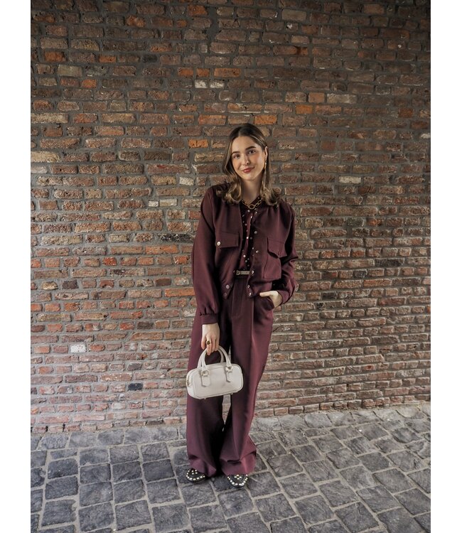 Sisters Point Great Pants - Deep Bordeaux