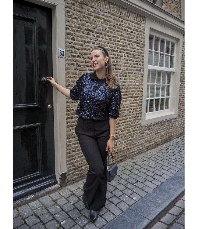 FiveUnits Olivia 066 - Black Glitter