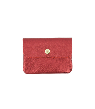 Portemonnee Lisa Small - Metallic Bordeaux