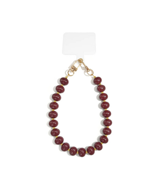 Telefoonkoord Joel Beads - Crimson Red