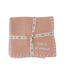 Zusss Set van 2 Vaatdoekjes Hartjes Love Is All Around - Off White/Roze