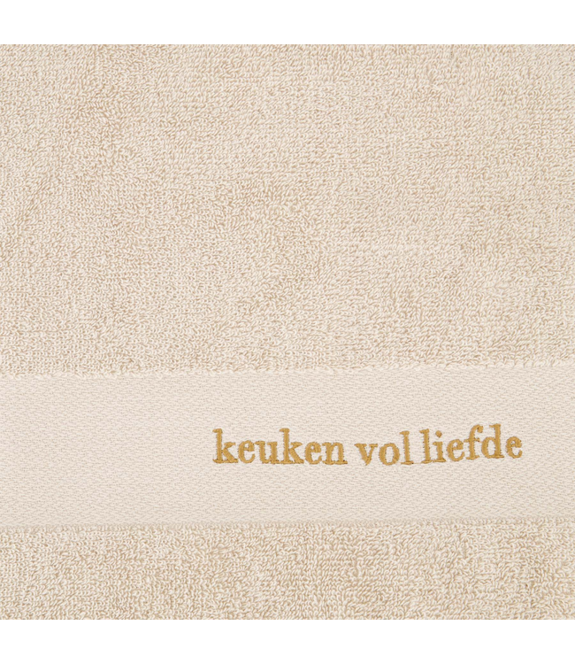 Zusss Keukenset Hartjes Keuken Vol Liefde - Wit/Oker