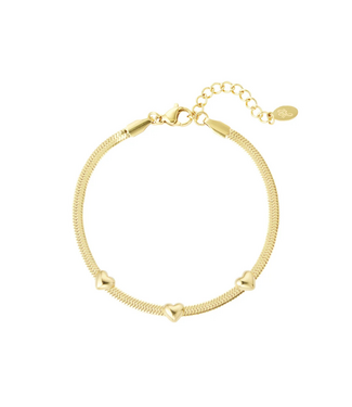 Armband Triple The Love - Gold