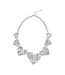 Ketting Sculped Hearts - Silver