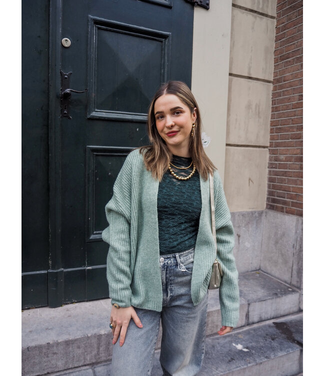 MbyM Shyla Axane Knit - Iceberg Green Melange