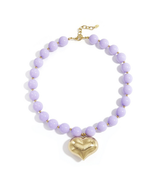 Ketting Pretty Baby - Purple/Gold