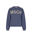 Moss Copenhagen Mela Briena Sweatshirt - Vintage Indigo/Oatmeal