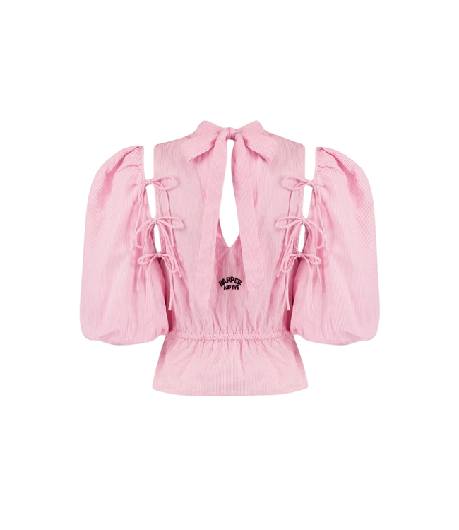 Harper & Yve Jacey Blouse - Pink Stripe