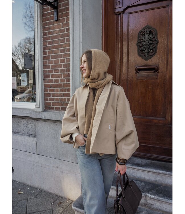 Moss Copenhagen Milania Hope Hood Scarf - Cartouche