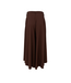 Black Colour Davina Split Skirt - Coffee