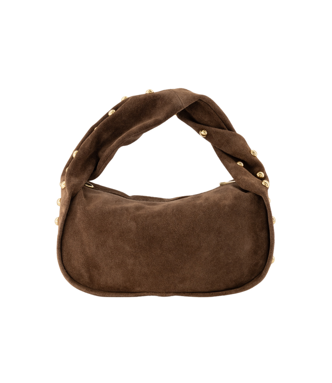 Color Club Lottie Suede Bag - Taupe