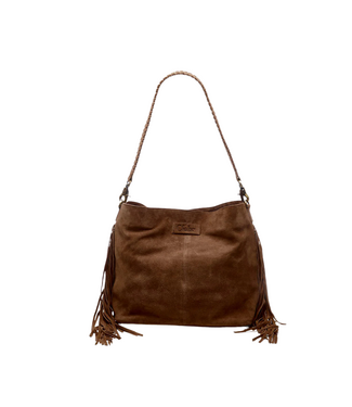 Chabo Suede Stormy Fringes Big - Cacao