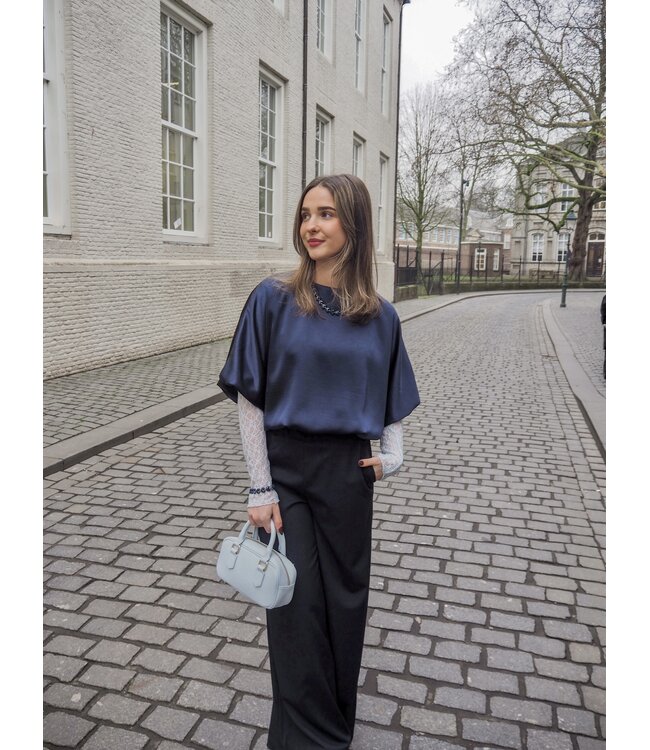 Sisters Point Gufo Top - Midnight Blue