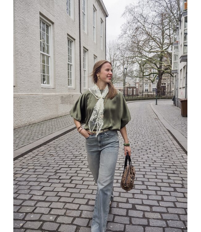 Sisters Point Gufo Top - Martini Olive