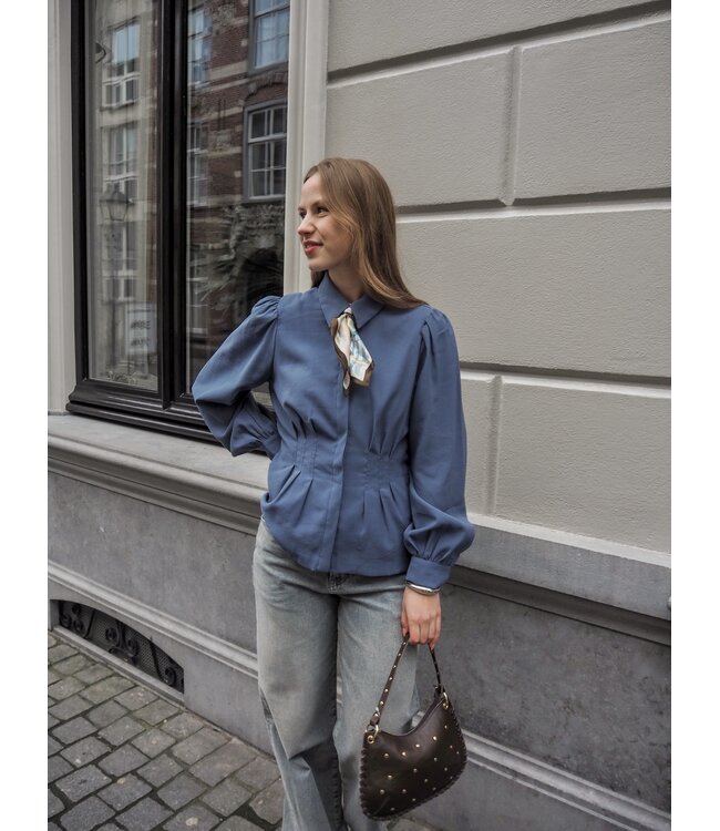 Moss Copenhagen Elsa Asana Shirt - Vintage Indigo