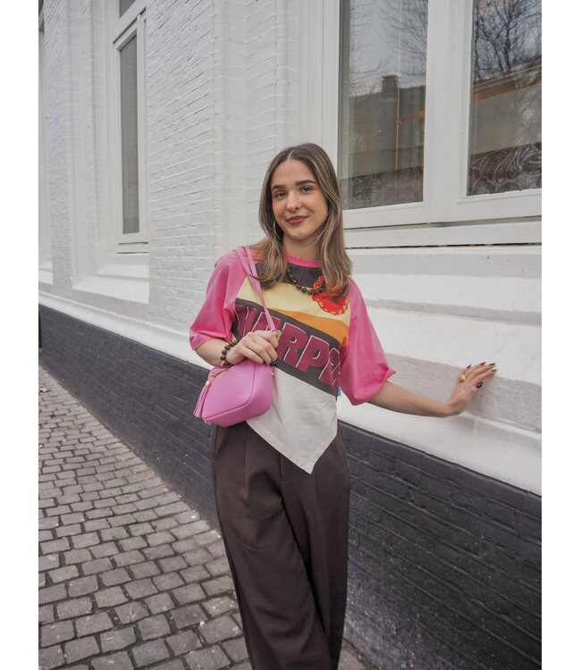 Harper & Yve Mexican Summer Short Sleeve - Bright Pink