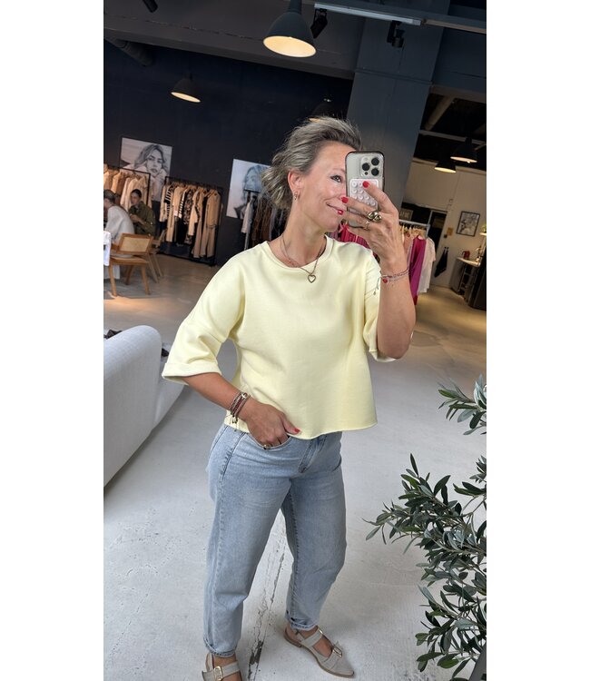 JCSophie Leah Sweater - Lemon