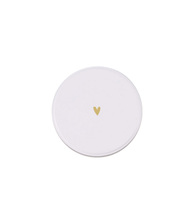 Zusss Bewaarblik Hartjes - Wit/Oker