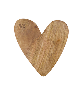 Zusss Borrelplank Hart - Naturel