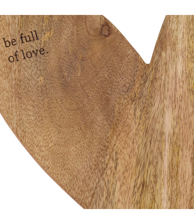 Zusss Borrelplank Hart - Naturel