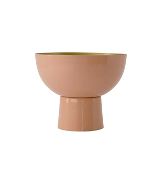 Zusss Schaal op Voet Metaal - Roze/Goud