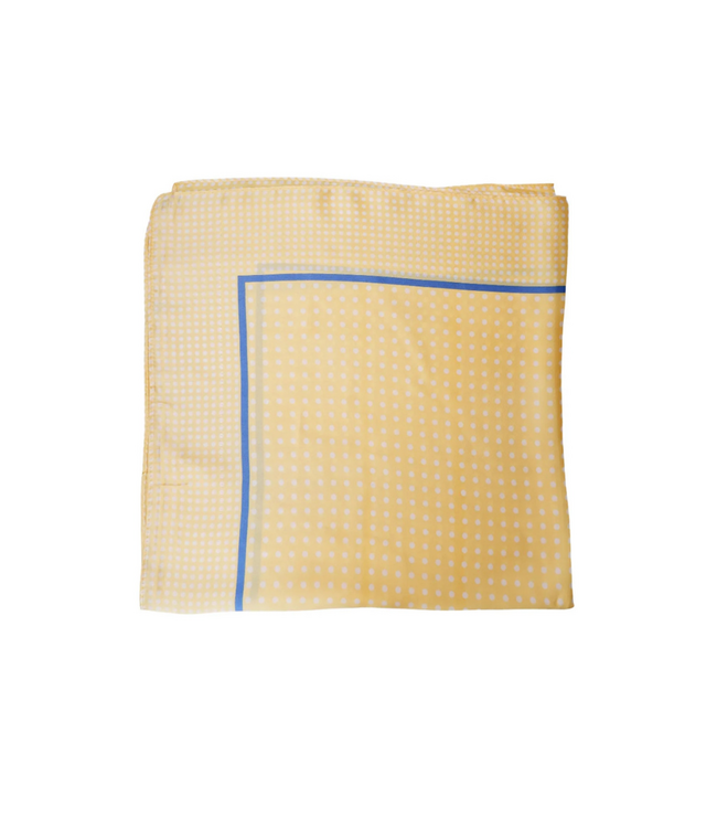 Black Colour Amarin Mini Scarf - Light Yellow