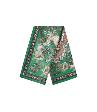 Scarf Flowers - Green