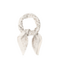 Scarf Flowers - White