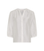 Moss Copenhagen Ramona Rikkelia 3/4 Shirt - Egret