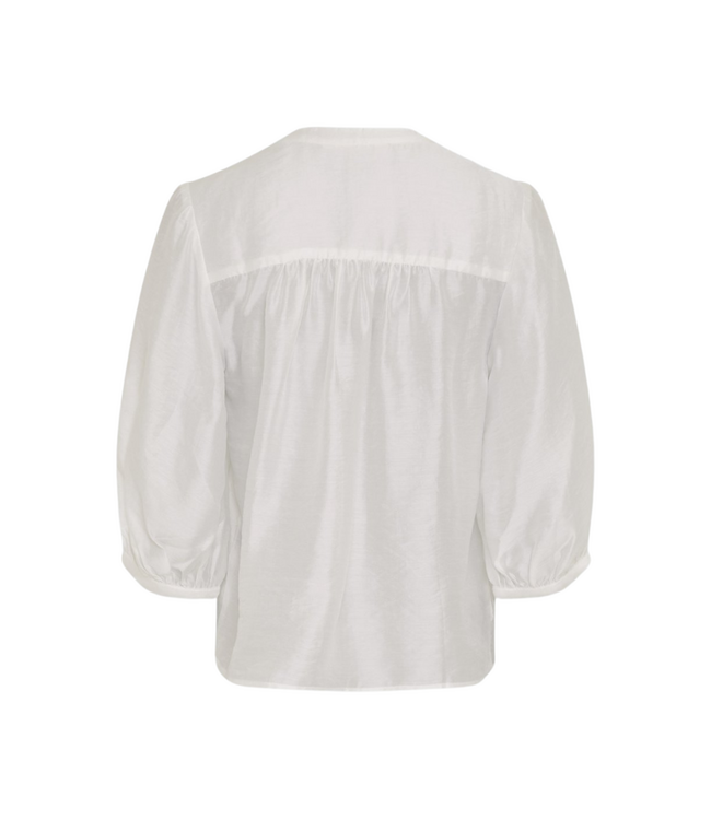 Moss Copenhagen Ramona Rikkelia 3/4 Shirt - Egret