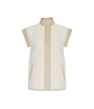 Moss Copenhagen Latha Vest - Fog/Safari