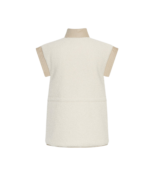 Moss Copenhagen Latha Vest - Fog/Safari