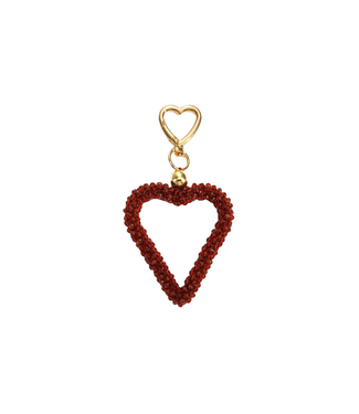 Sleutelhanger Casual Heart - Crimson Red