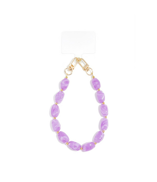 Telefoonkoord Bold Beads - Light Purple