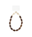 Telefoonkoord Bold Beads - Dark Brown