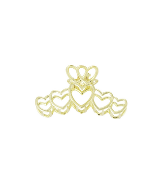 Haarclip Love All Over - Gold